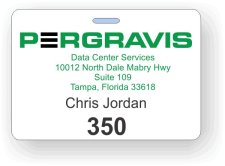(image for) Pergravis White ID Badge