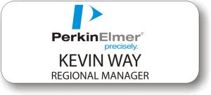 (image for) PerkinElmer Life White Badge