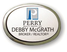 (image for) Perry Realty Group Executive Oval Silver Badge