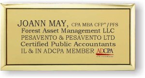 (image for) Pesavento & Pesavento Gold Executive Badge Style A