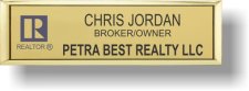 (image for) Petra Best Realty Small Executive Gold Badge