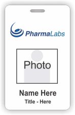 (image for) PharmaLabs Photo ID Badge Vertical