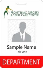(image for) Frontenac Surgery & Spine Surg Photo ID Vertical RN badge