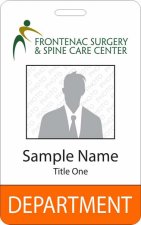 (image for) Frontenac Surgery & Spine Surg Photo ID Vertical X-RAY TECH badge