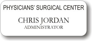 (image for) Physicians\' Surgical Center White Badge