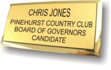(image for) Pinehurst Country Club Gold Executive Badge