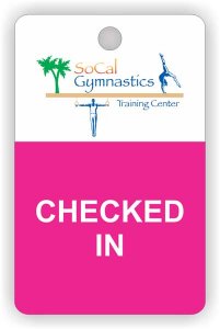 (image for) SoCal Gymnastics Pink Badge