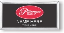 (image for) Pittenger Realty Executive Black with Silver Frame Badge
