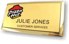 (image for) Pizza Hut Logo 1 Gold Executive Badge