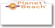 (image for) Planet Beach Contempo Spa White Shaped Logo Only