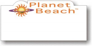 (image for) Planet Beach Contempo Spa White Shaped Logo Only