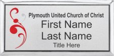 (image for) Plymouth United Church of Christ Silver Executive Badge