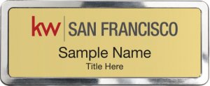 (image for) Keller Williams San Francisco Polished Prestige Gold Badge