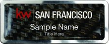 (image for) Keller Williams San Francisco Prestige Carbon Insert Badge