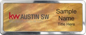 (image for) Keller Williams Austin SW Gold Mother of Pearl Polished badge