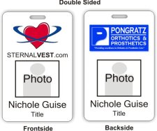 (image for) Pongratz Orthotics & Prosthetics Double Sided Photo ID Badge