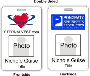 (image for) Pongratz Orthotics & Prosthetics Double Sided Photo ID Badge