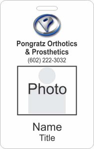 (image for) Pongratz Orthotics & Prosthetics Photo ID Vertical badge