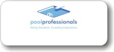 (image for) Pool Professionals White Logo Only Badge