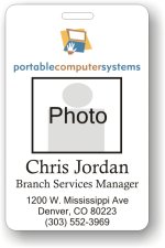 (image for) Portable Computer Systems Photo ID Badge