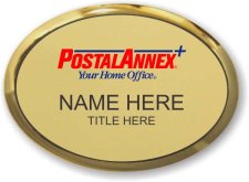 (image for) Postal Annex Oval Executive Gold Badge