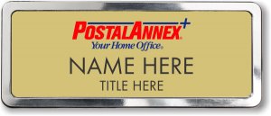 (image for) Postal Annex Gold Polished Frame Prestige Badge