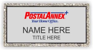 (image for) Postal Annex Silver Bling Badge