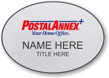 (image for) Postal Annex Oval Silver Badge