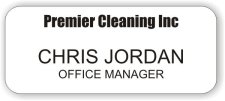 (image for) Premier Cleaning Inc. White Badge