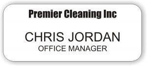 (image for) Premier Cleaning Inc. White Badge