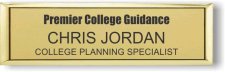 (image for) Premier College Guidance Gold Small Executive Badge