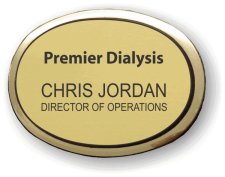 (image for) Premier Dialysis Gold Exexcutive Oval Badge