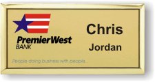 (image for) PremierWest Bank Gold Executive Badge