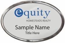 (image for) Equity Real Estate Oval Prestige Polished Badge