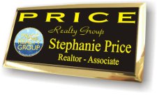 (image for) Price Realty Group Executive Black With Gold Frame Badge