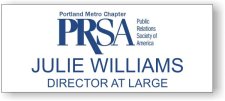 (image for) Public Relations Society of America Portland Chapter White Badge