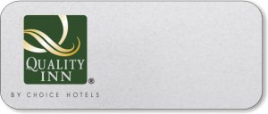 (image for) Quality Inn Silver Logo Only Badge