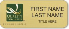 (image for) Quality Inn & Suites Gold Badge - Stacked Name