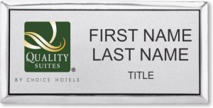 (image for) Quality Suites Executive Silver Badge - Stacked Name