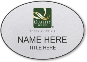 (image for) Quality Suites Silver Oval Badge