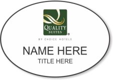 (image for) Quality Suites White Oval Badge