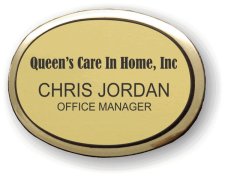 (image for) Queen's Care In Home, Inc. Gold Oval Executive