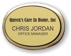 (image for) Queen\'s Care In Home, Inc. Gold Oval Executive