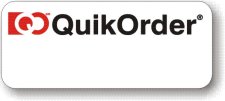 (image for) QuikOrder White Logo Only Badge
