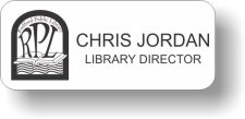 (image for) Radford Public Library White Badge