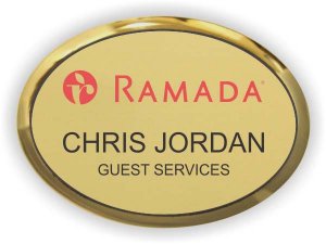 (image for) Ramada Logo A Gold Oval Executive Badge