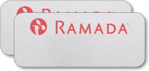 (image for) Ramada Logo A Pack of 25 Silver Logo Only Badges