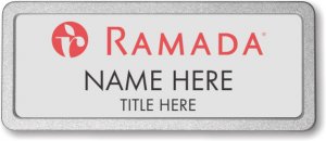 (image for) Ramada Logo A Silver Pebbled Frame Prestige Badge