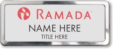 (image for) Ramada Logo A Silver Polished Frame Prestige Badge