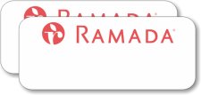 (image for) Ramada Logo A Pack of 25 White Logo Only Badges